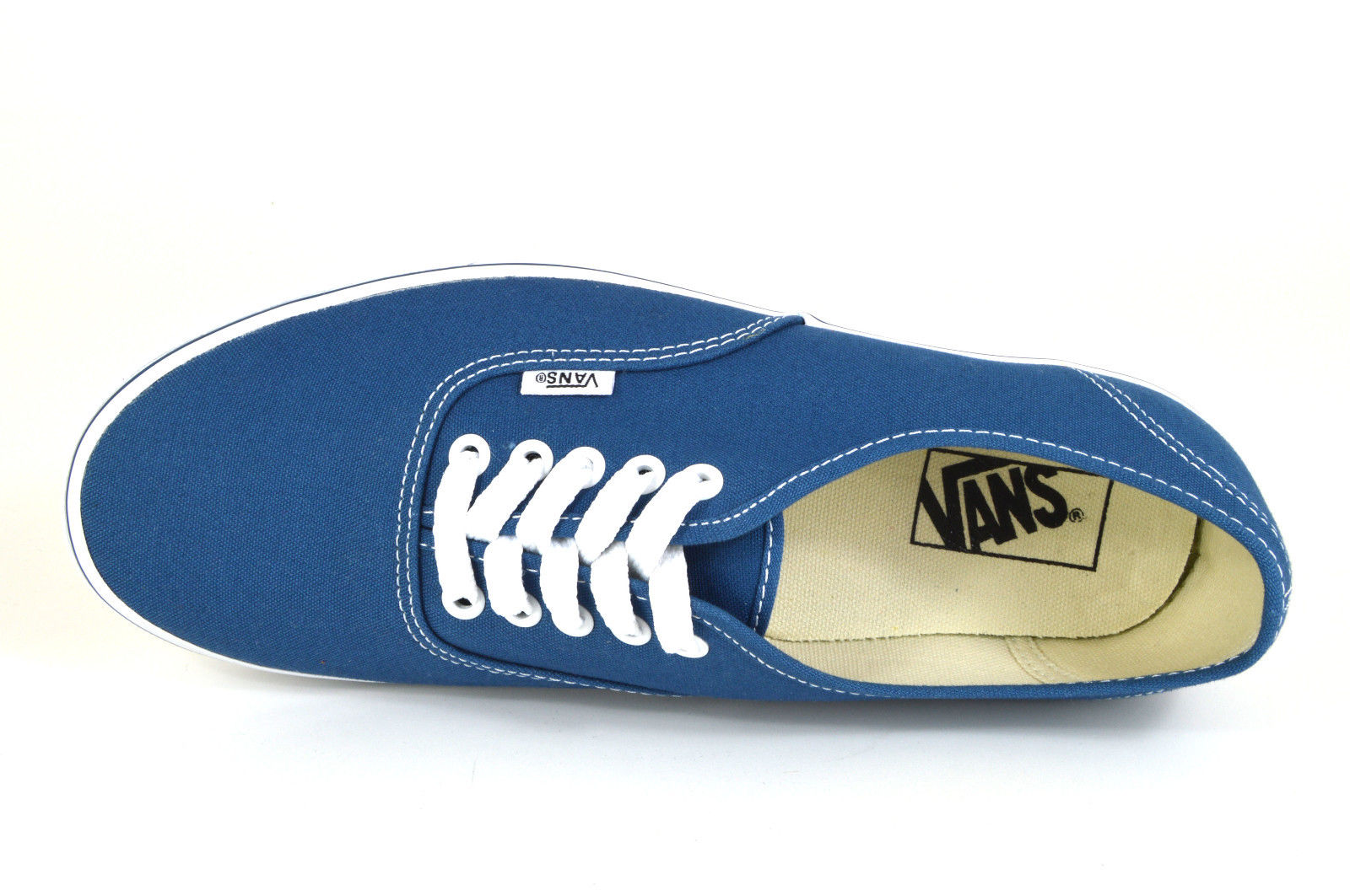 Vans Authentic Skate Shoes, Navy, vee3nvy CANVAS, TRAINERS, NEW