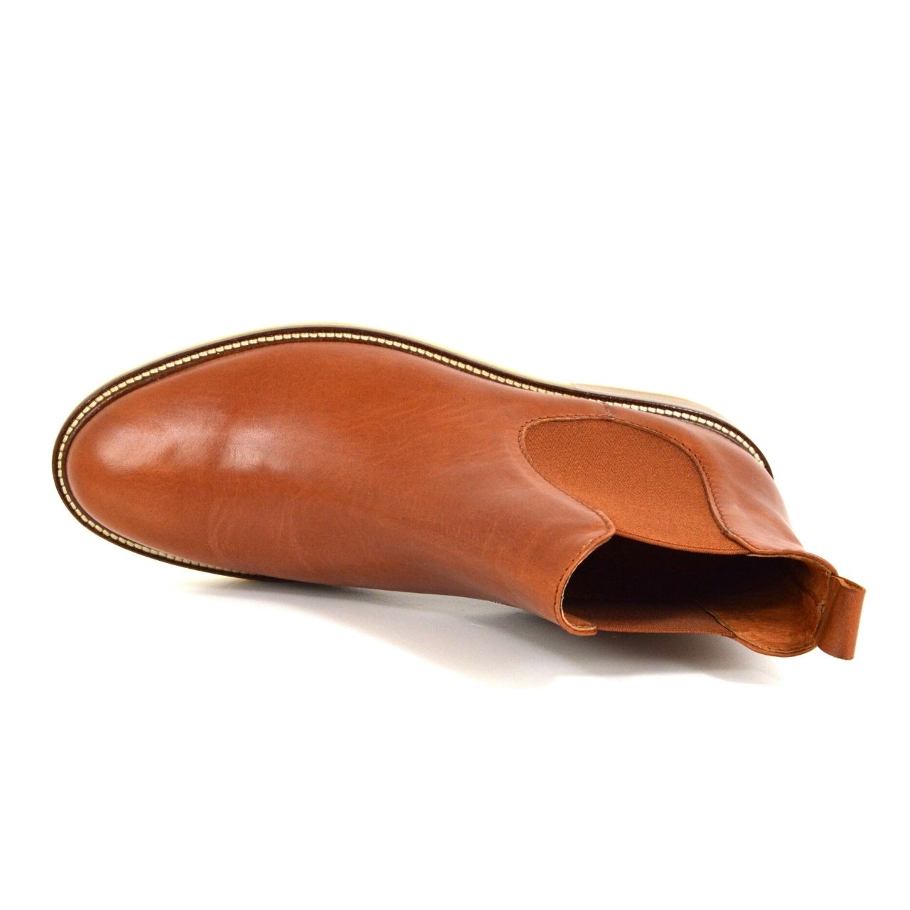 SESSUN Jim Lane Chelsea Boots, Terra, Fox, Brown, Boots, Leather, NEW