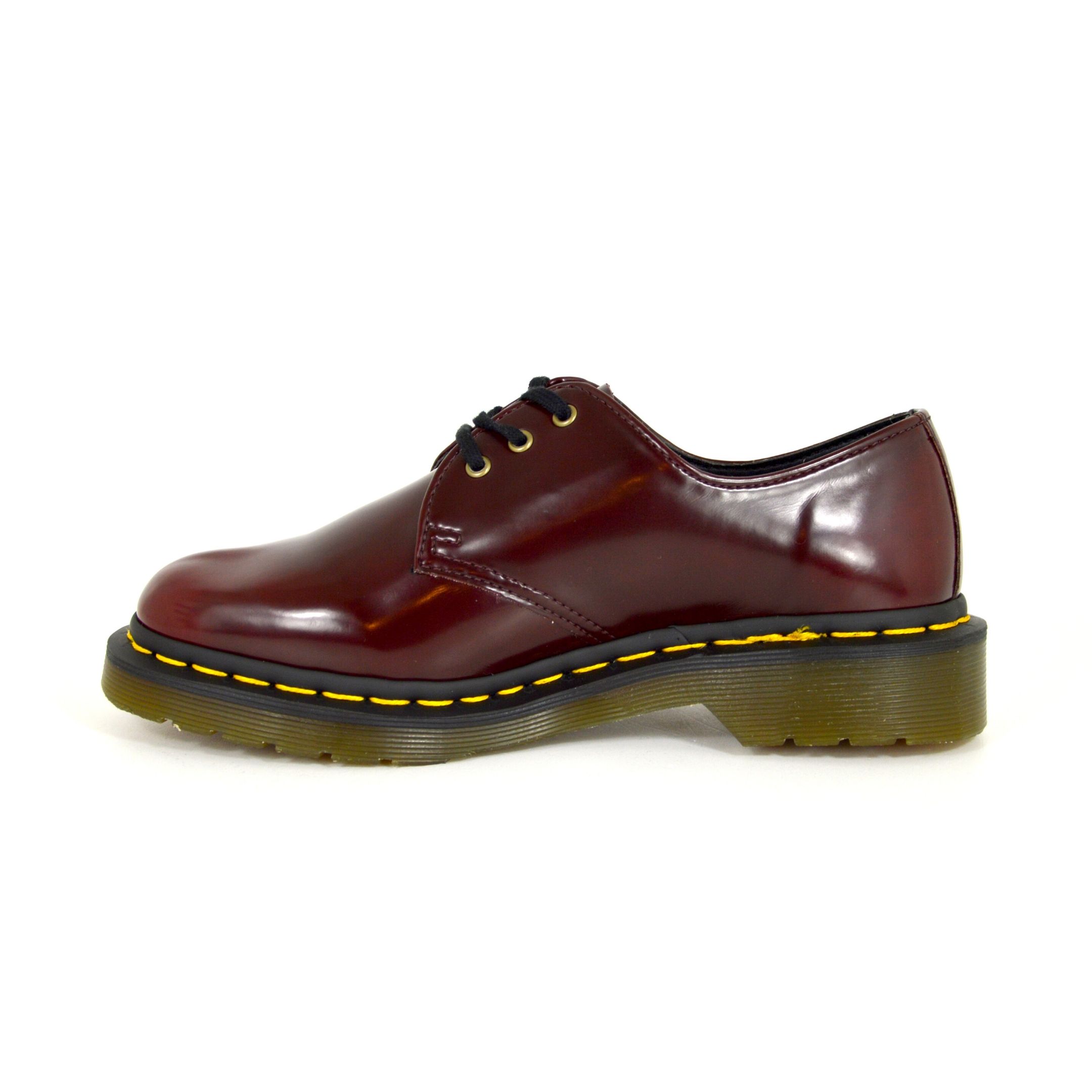 Dr Martens 1461 Cambridge Brush, Cherry Red, Vegan, 14046601, Air Wair, NEW