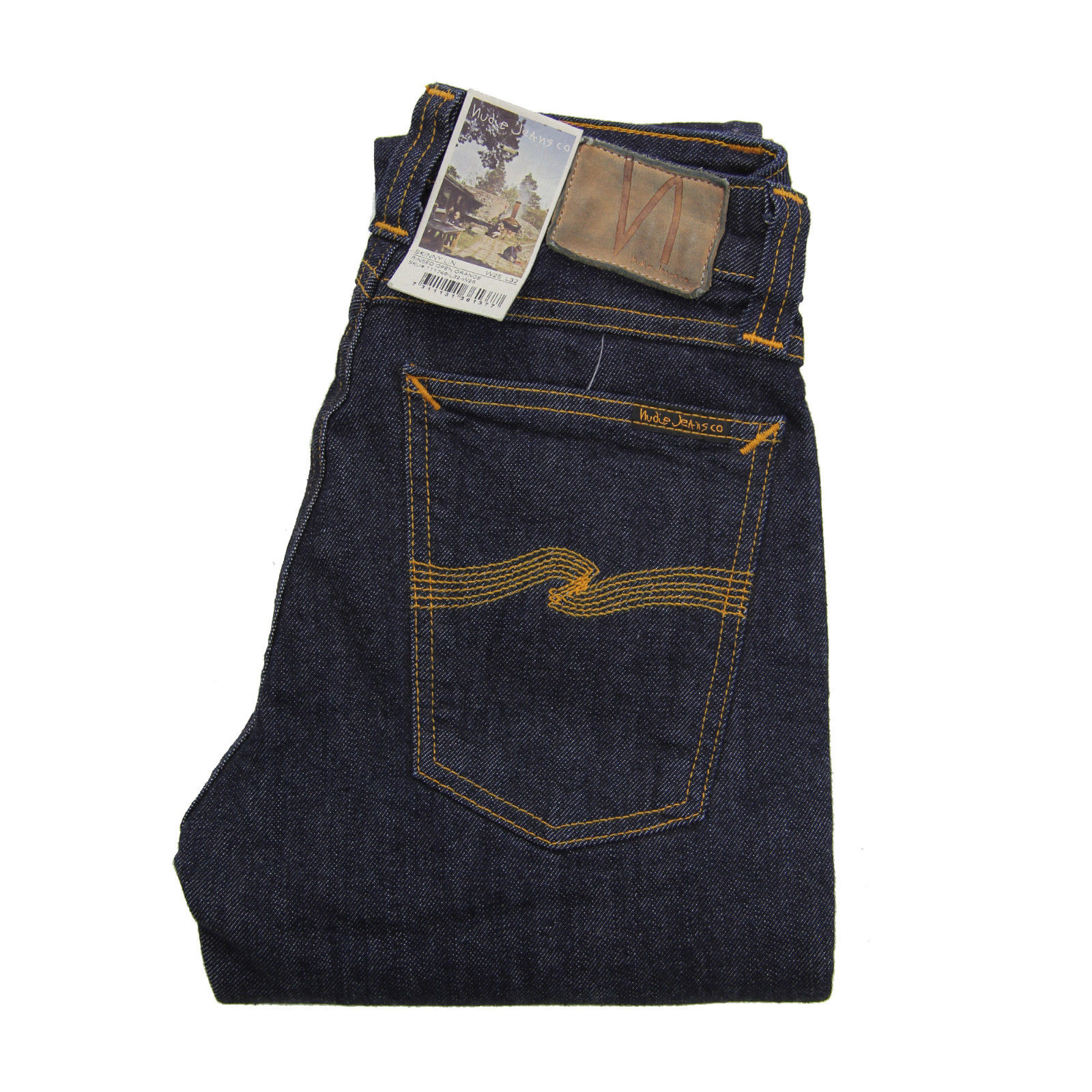 SKINNY LIN - Rinsed Open Orange