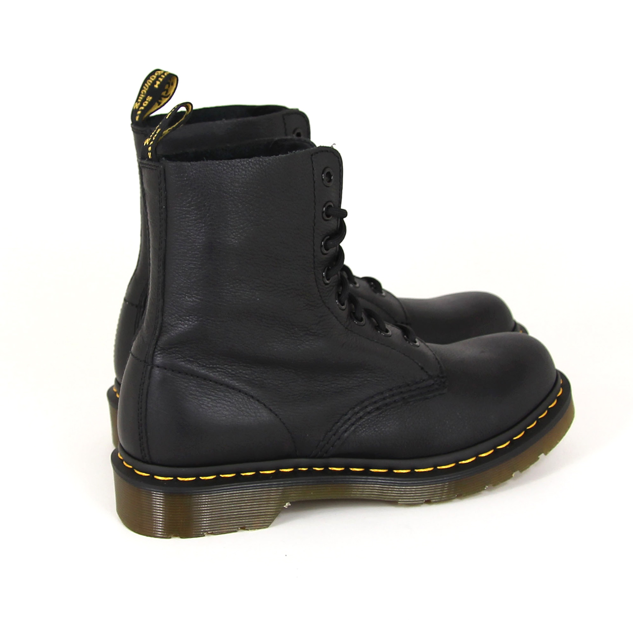 Dr. Martens Pascal, Black, Virginia, 13512006, 8-hole, Leather, Air Wair, NEW
