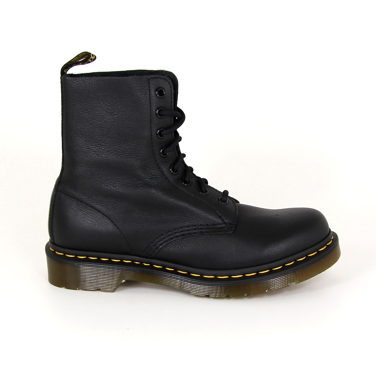 Dr. Martens Pascal, Black, Virginia, 13512006, 8-hole, Leather, Air Wair, NEW