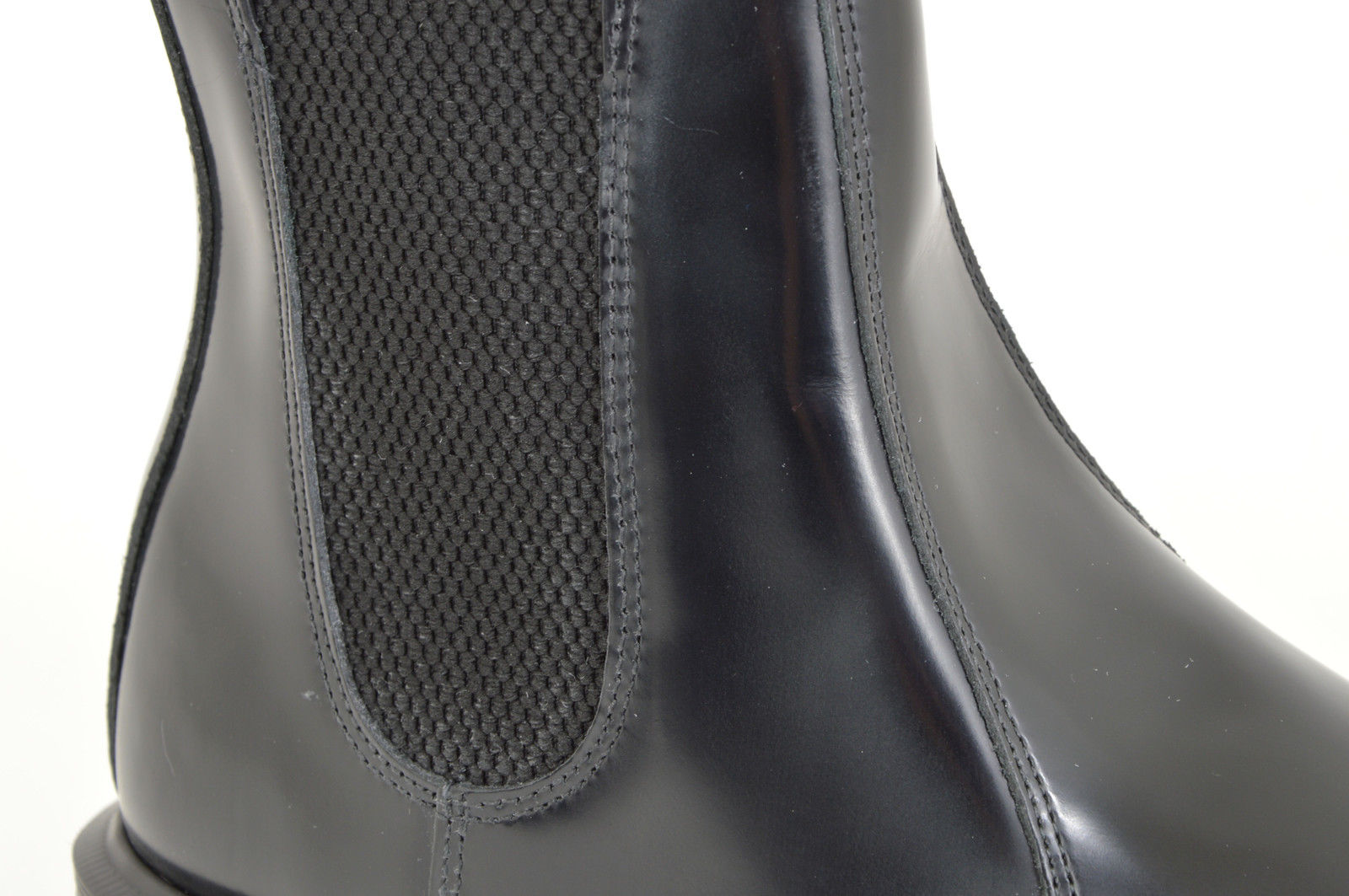 Dr. Martens Flora Chelsea Boots, Black, Black, Chelsea Boots, Leather, NEW