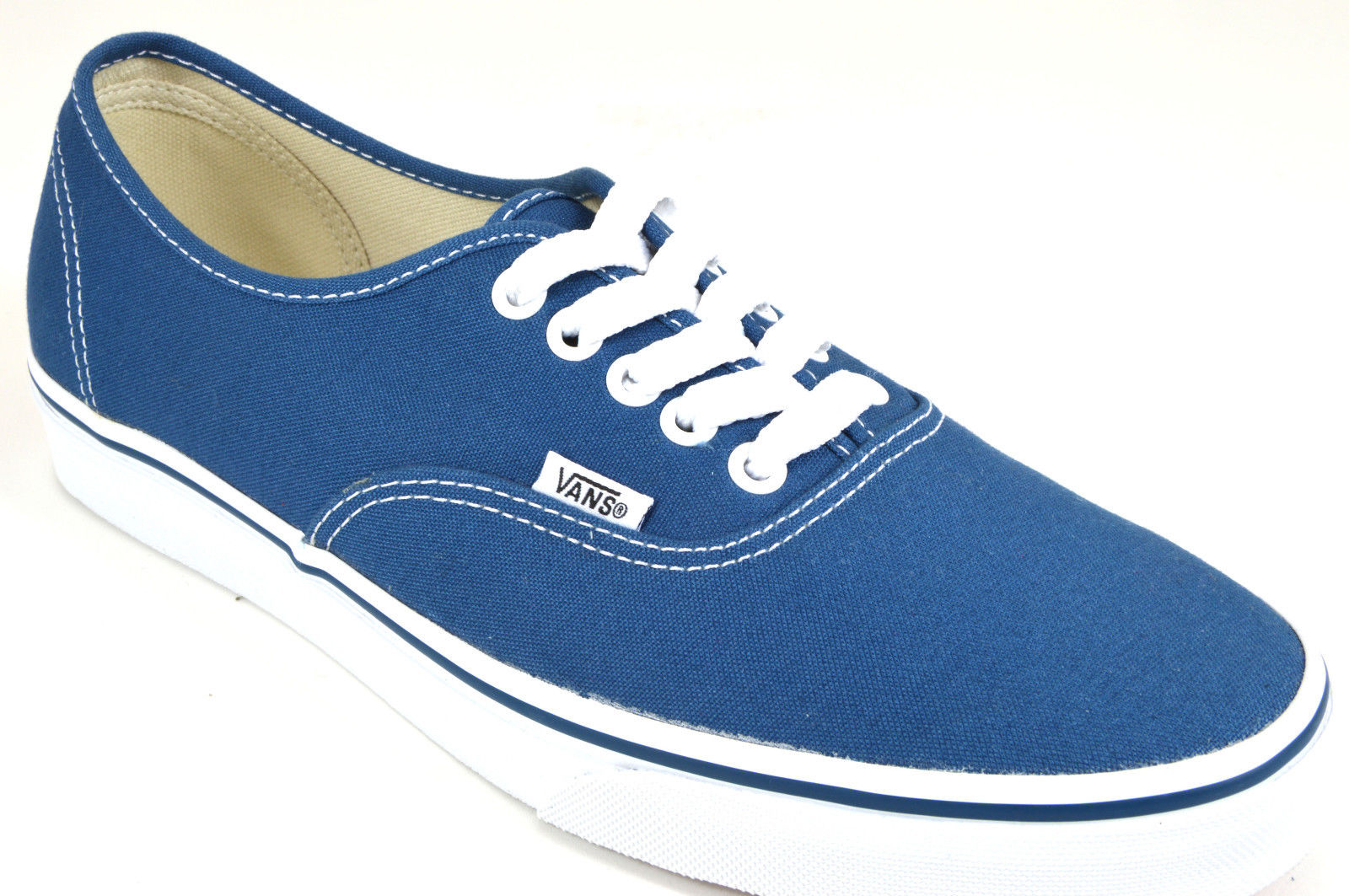 Vans Authentic Skate Shoes, Navy, vee3nvy CANVAS, TRAINERS, NEW